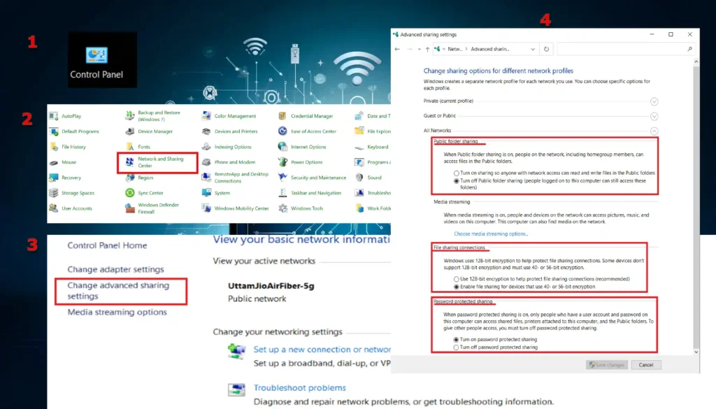 Enable Network Discovery