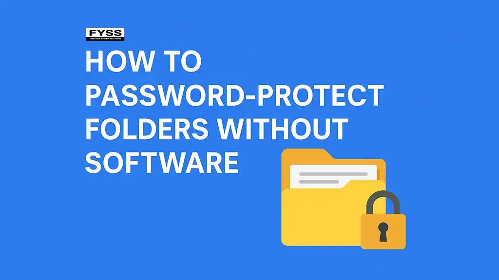 password protect folders without software