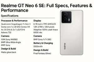 Realme GT Neo 6 SE specifications
