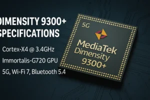 MediaTek Dimensity 9300+ specifications and features overview