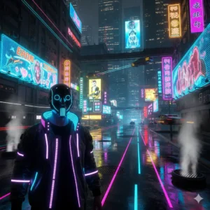 Futuristic Cyberpunk City Prompt
