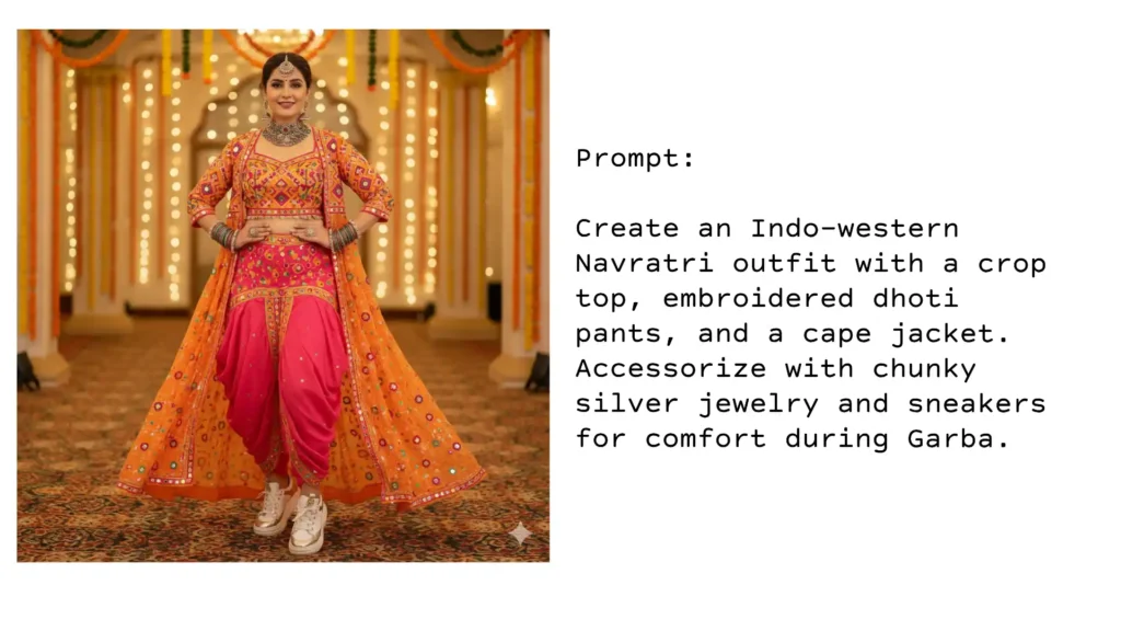 Indo-Western Fusion Look