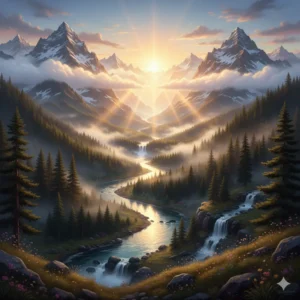 Realistic Nature Landscape Prompt