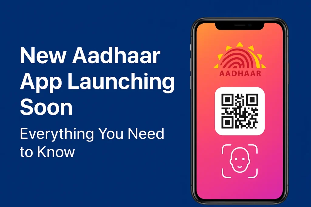 Upcoming Aadhaar app 2025 launch announcement with digital features and UIDAI updates