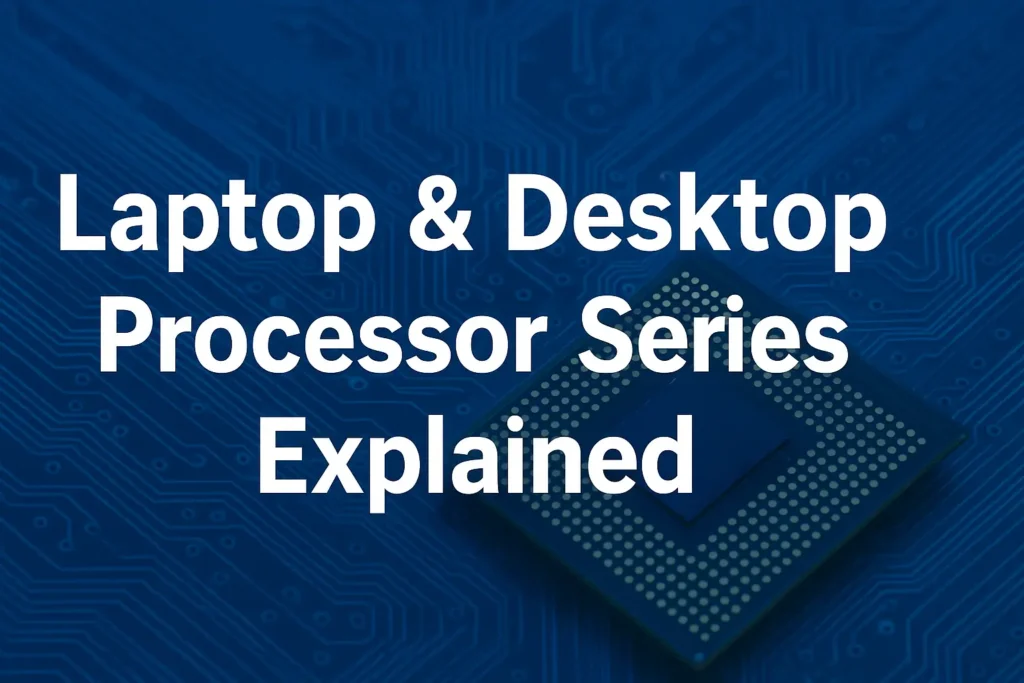 Processor Series Explained - Intel and AMD H, U, P, K, G, HX