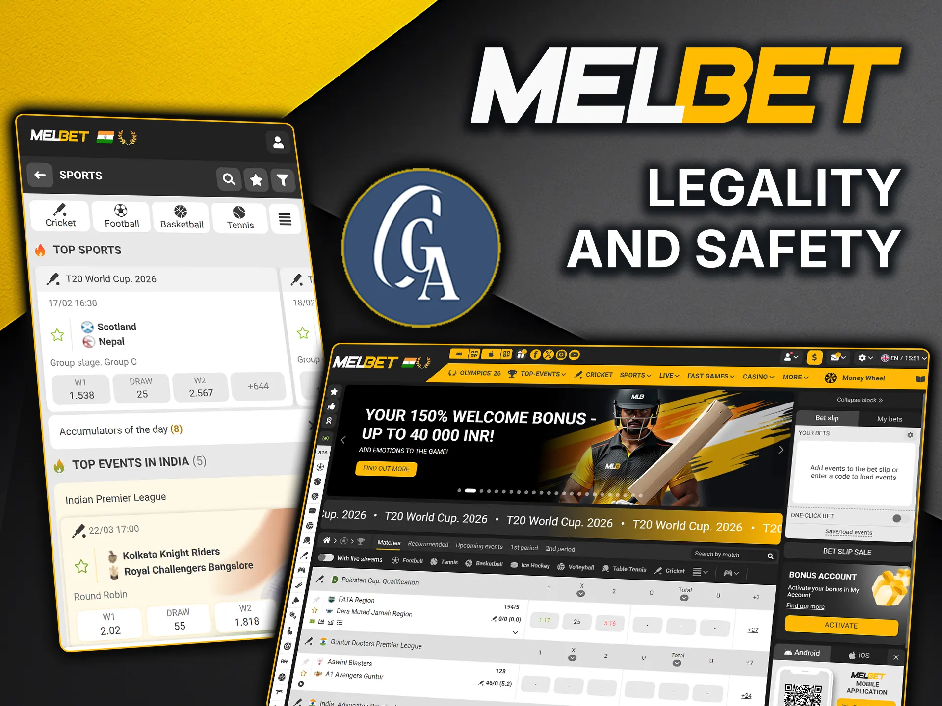 Learn all about MelBet security in India.