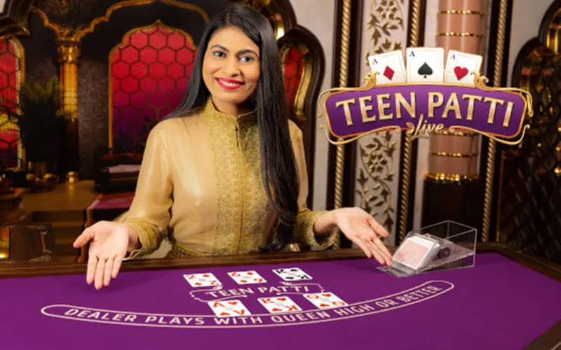 Join the exciting Teen Patti Live game at MelBet Casino.