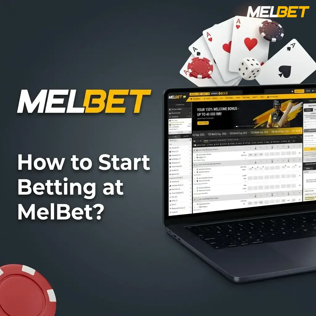 Step-by-step guide to start betting at MelBet, covering registration, depositing funds, placing wagers, and withdrawals.